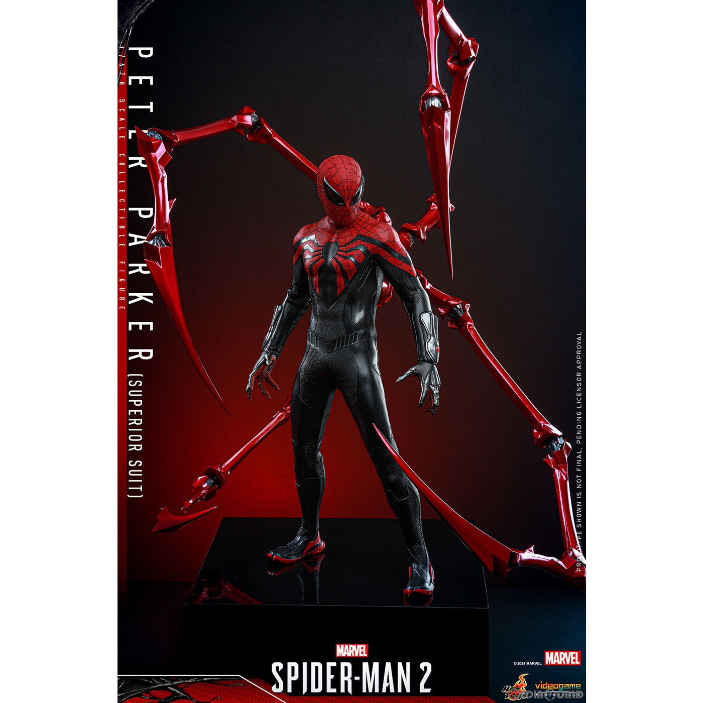 【新品即納】[FIG] ビデオゲーム・マスターピース ピーター・パーカー/スパイダーマン(スーペリア・スーツ) Marvel's Spider-Man 2(スパイダーマン2) 1/6 完成品 可動フィギュア(VGM#61) ホットトイズ(20250430)