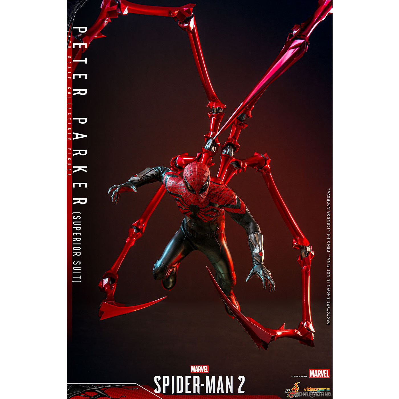 【中古即納】[FIG] ビデオゲーム・マスターピース ピーター・パーカー/スパイダーマン(スーペリア・スーツ) Marvel's Spider-Man 2(スパイダーマン2) 1/6 完成品 可動フィギュア(VGM#61) ホットトイズ(20250430)