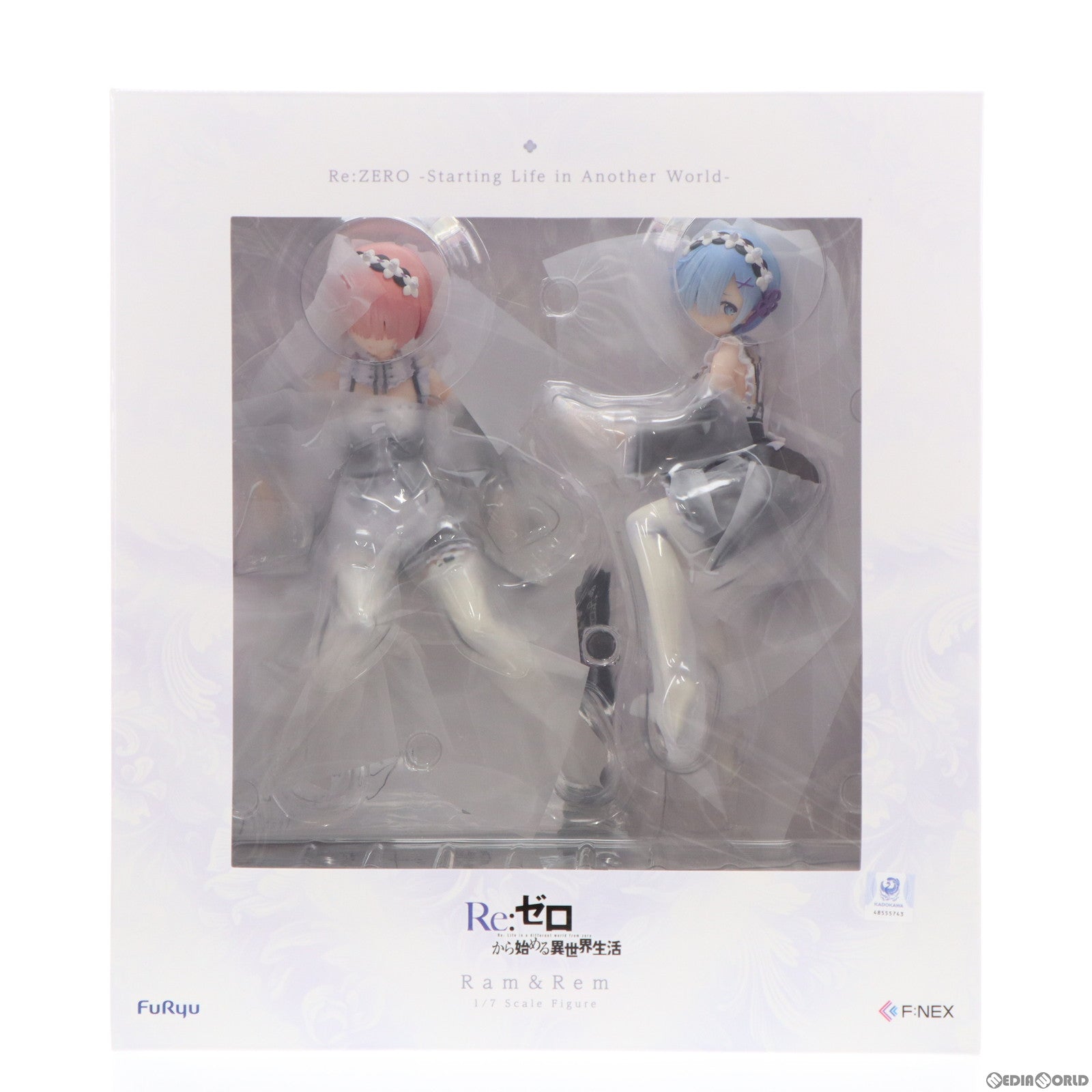 【中古即納】[FIG] FURYU HOBBY MALL限定 ラム&レム Re:ゼロから始める異世界生活 1/7 完成品 フィギュア(AMU-FNX944) フリュー(20240228)