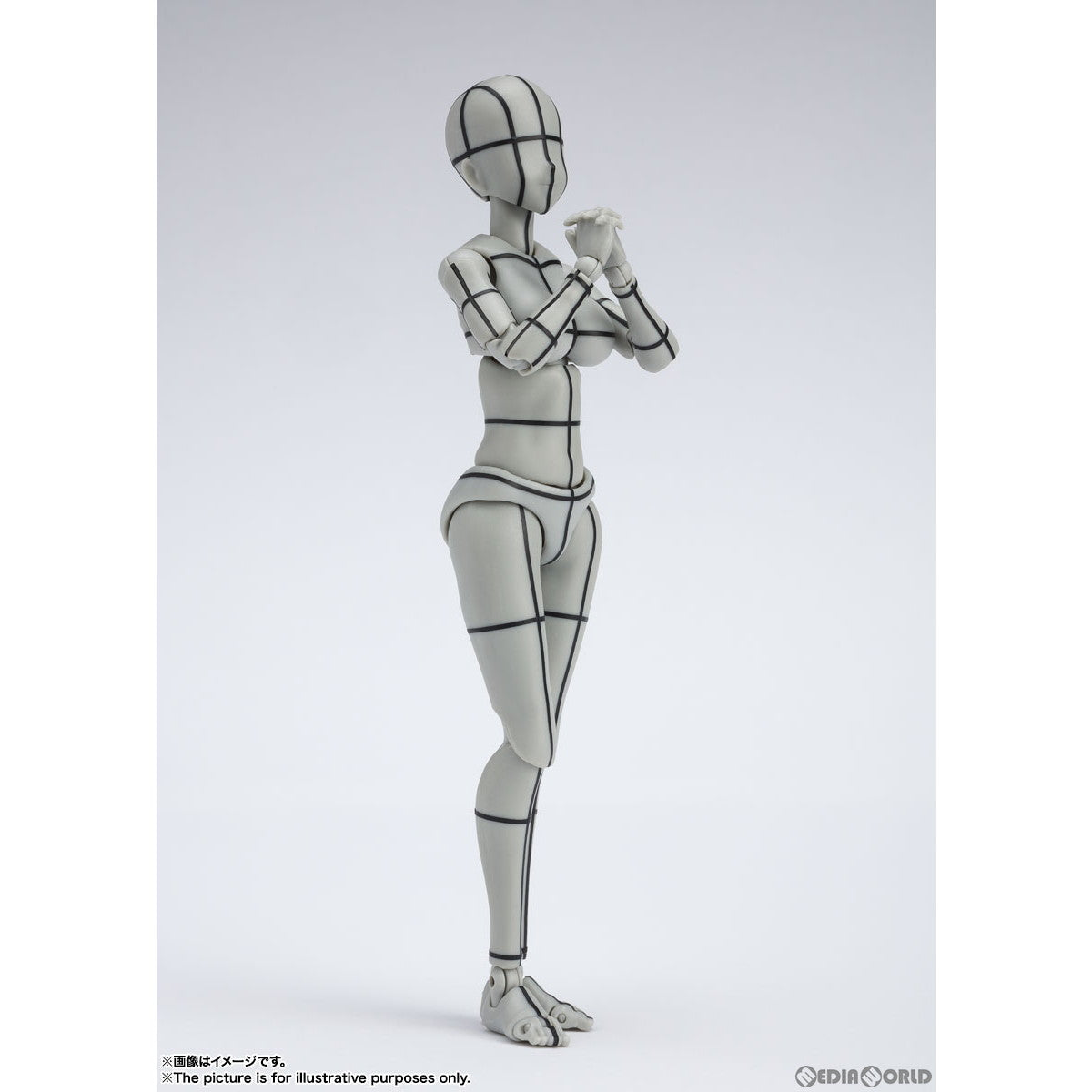 【新品即納】[FIG] (再販) S.H.Figuarts(フィギュアーツ) ボディちゃん -矢吹健太朗- Edition ワイヤーフレーム(Gray Color Ver.) ボディくん/ボディちゃんシリーズ 完成品 可動フィギュア バンダイスピリッツ(20240720)