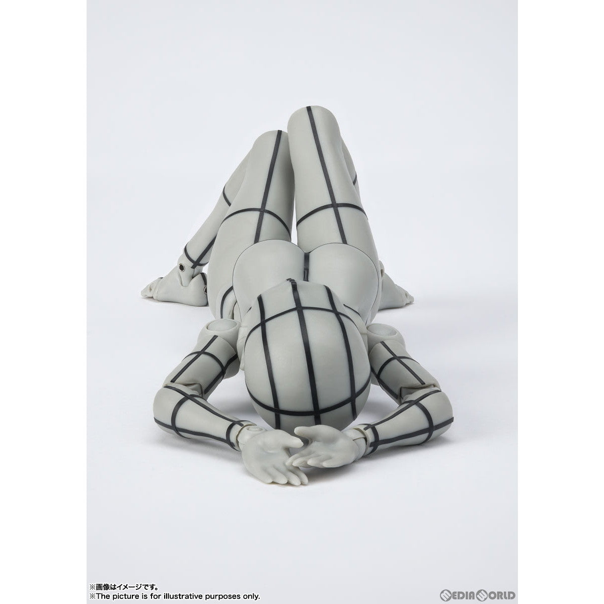 【新品即納】[FIG] (再販) S.H.Figuarts(フィギュアーツ) ボディちゃん -矢吹健太朗- Edition ワイヤーフレーム(Gray Color Ver.) ボディくん/ボディちゃんシリーズ 完成品 可動フィギュア バンダイスピリッツ(20240720)