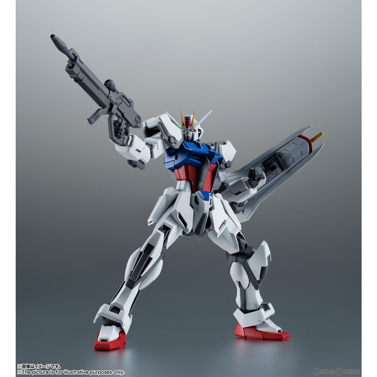 新品即納】[FIG](再販)ROBOT魂(SIDE MS) GAT-X105 ストライクガンダム ver. A.N.I.M.E. 機動戦士ガンダムSEED(シード)  完成品 可動フィギュア バンダイスピリッツ