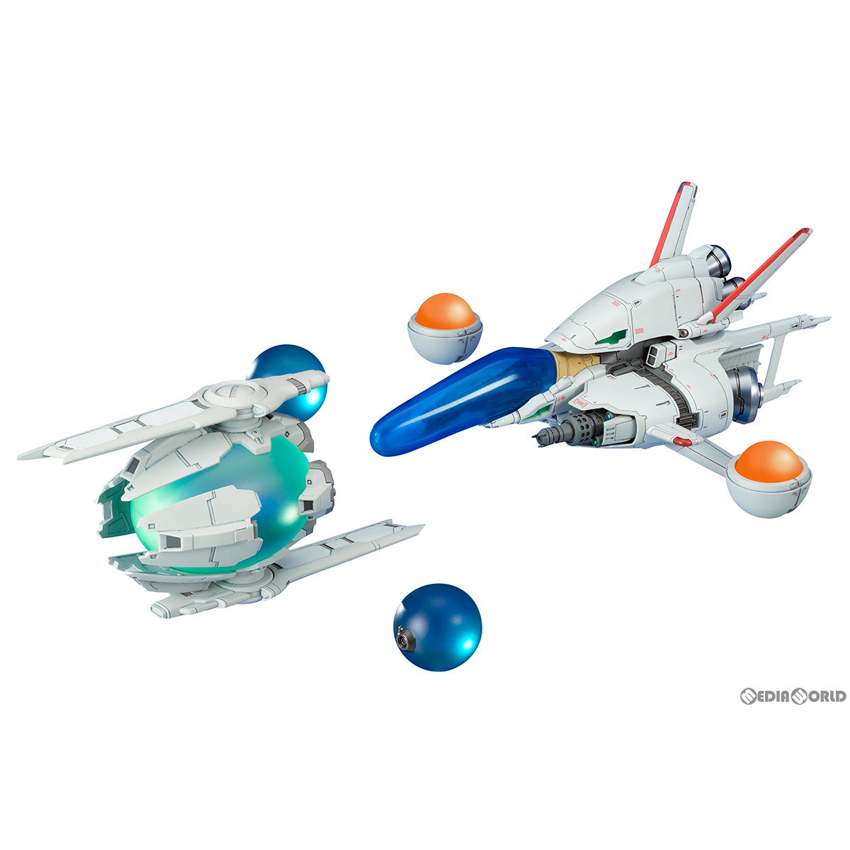 【新品即納】[FIG] R-9/0 RAGNAROK(ラグナロック) シャドウ・フォースVer. R-TYPE(アール・タイプ) 1/120 完成品 フィギュア キューズQ(20241130)