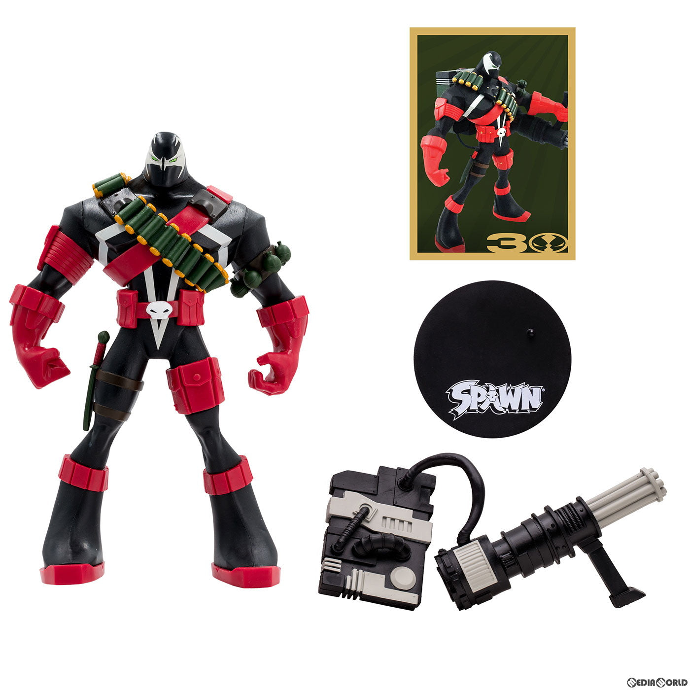 【新品即納】[FIG] コマンドー・スポーン(30周年) 完成品 7インチ 可動フィギュア マクファーレン・トイズ/ホットトイズ(20240430)