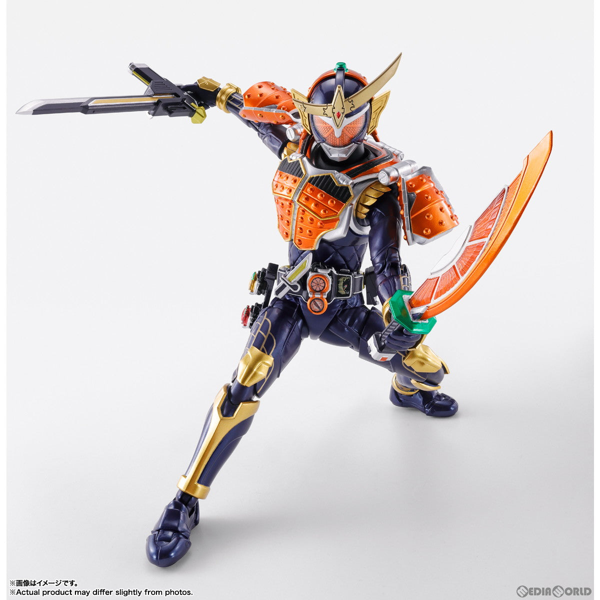 【新品即納】[FIG] (2次出荷) S.H.Figuarts(フィギュアーツ) 真骨彫製法 仮面ライダー鎧武 オレンジアームズ 完成品 可動フィギュア バンダイスピリッツ(20240928)
