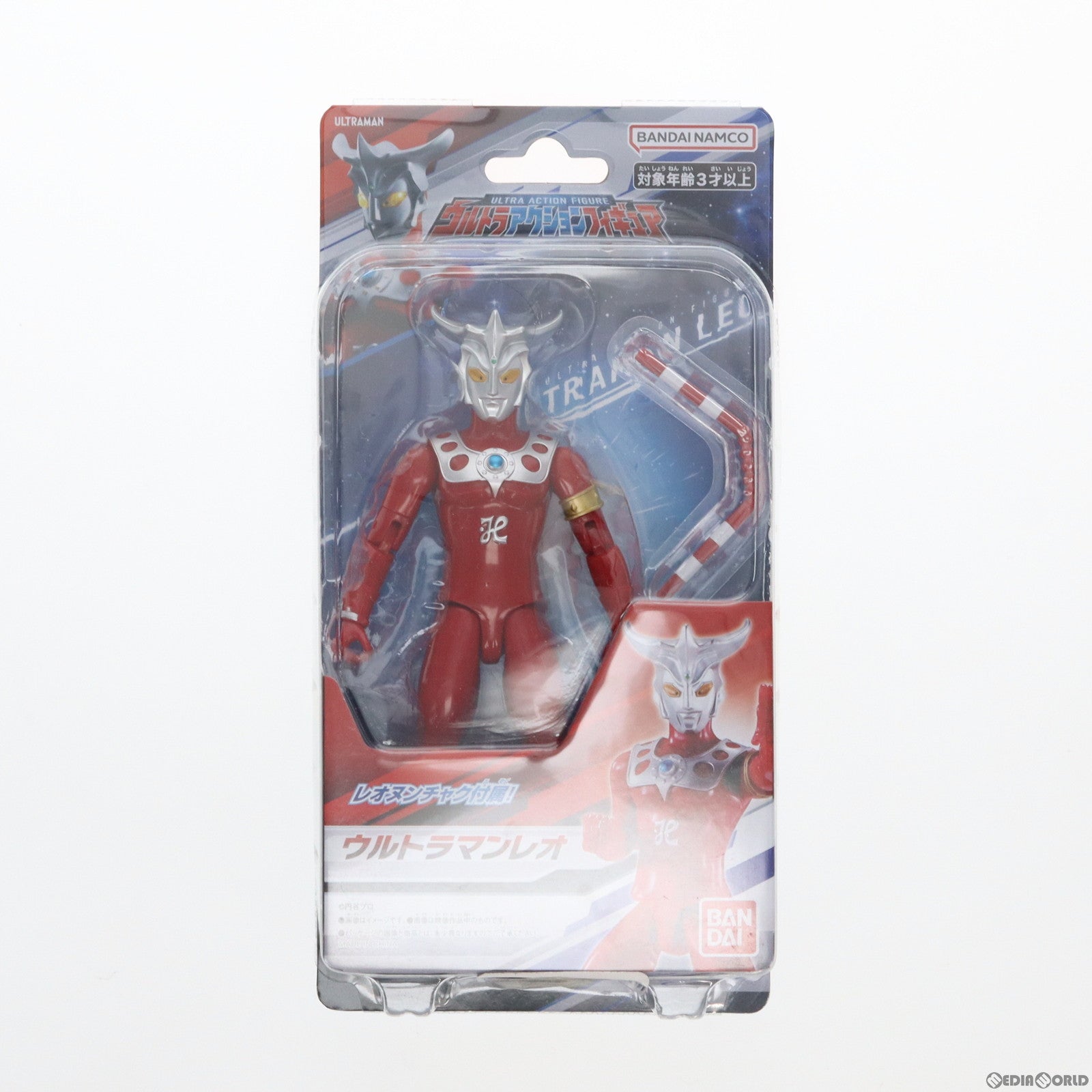 【中古即納】[FIG] ウルトラアクションフィギュア ウルトラマンレオ 完成品 可動フィギュア バンダイ(20240131)