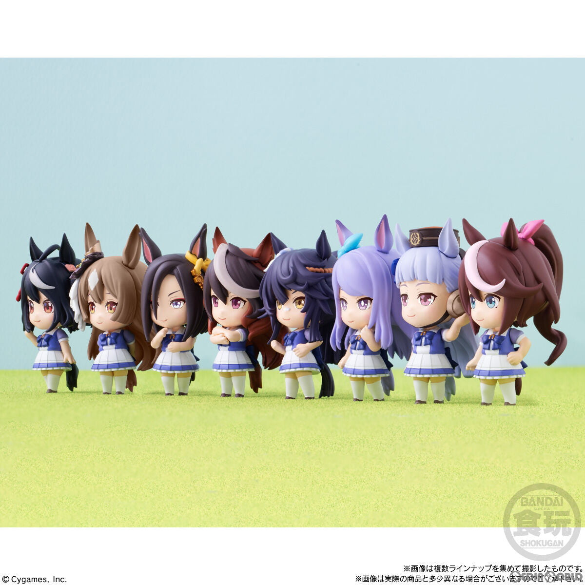 【新品即納】[BOX][FIG] (再販) (食玩) ウマ娘 プリティーダービー ミニキャラコレクション 02 フィギュア(8個) バンダイ(20240129)