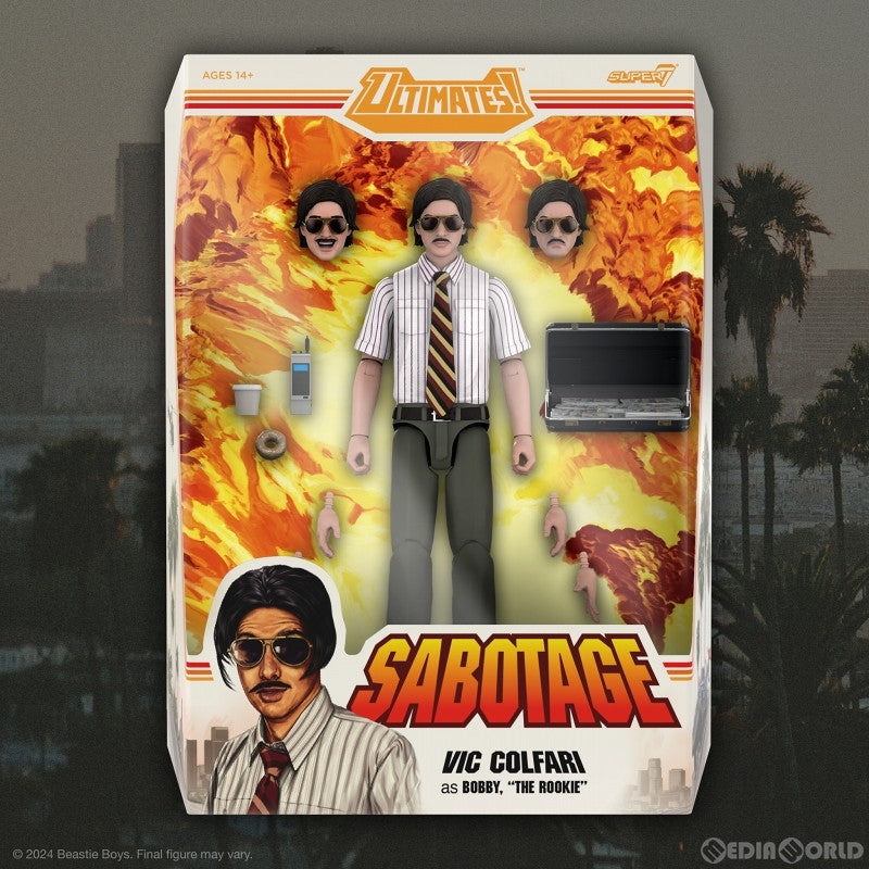 【新品即納】[FIG] ヴィック・コルファリ(Bobby The Rookie)as アドロック BEASTIE BOYS ビースティ・ボーイズ サボタージュ アルティメイト 7インチ 完成品 アクションフィギュア スーパー7(20250131)