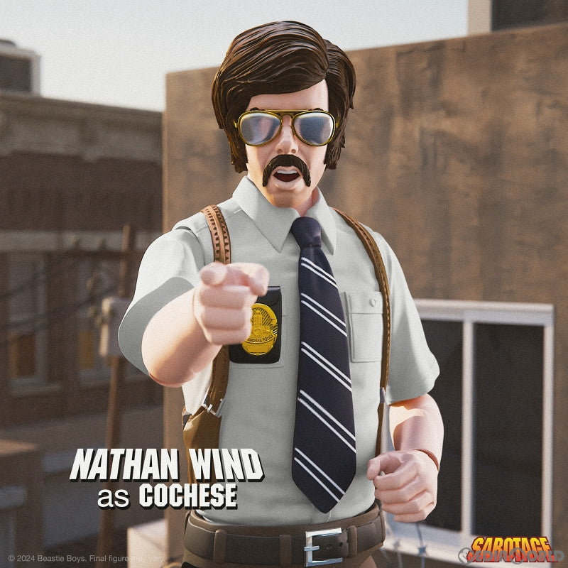 【新品即納】[FIG] ノーザン・ウィンド(Cochese)as MCA BEASTIE BOYS ビースティ・ボーイズ サボタージュ アルティメイト 7インチ 完成品 アクションフィギュア スーパー7(20250131)