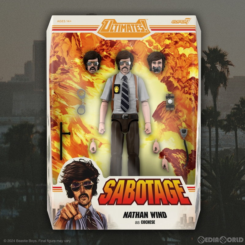 【新品即納】[FIG] ノーザン・ウィンド(Cochese)as MCA BEASTIE BOYS ビースティ・ボーイズ サボタージュ アルティメイト 7インチ 完成品 アクションフィギュア スーパー7(20250131)