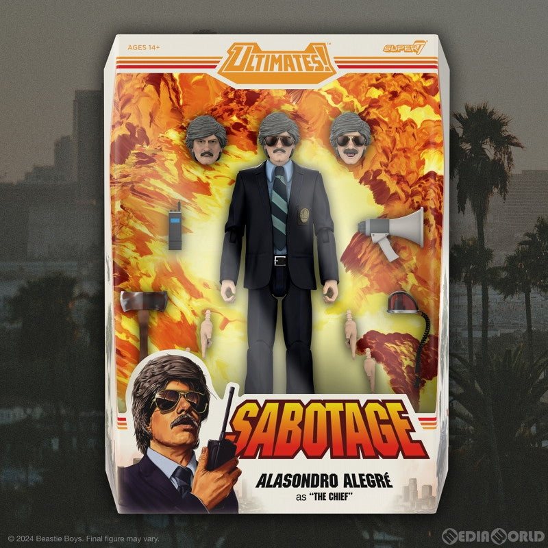 【新品即納】[FIG] アラソンドロ・アレグレ(The Chief)as マイクD BEASTIE BOYS ビースティ・ボーイズ サボタージュ アルティメイト 7インチ 完成品 アクションフィギュア スーパー7(20250131)