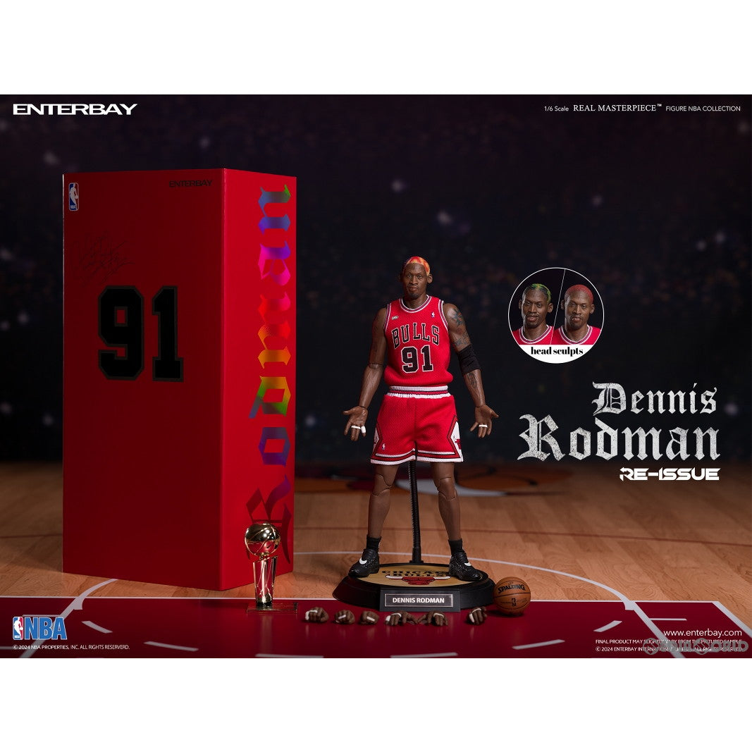 【新品即納】[FIG] (限定再販)リアルマスターピース NBAコレクション デニス・ロッドマン 1/6 コレクティブル フィギュア 完成品 可動フィギュア ENTERBAY(エンターベイ)(20241231)