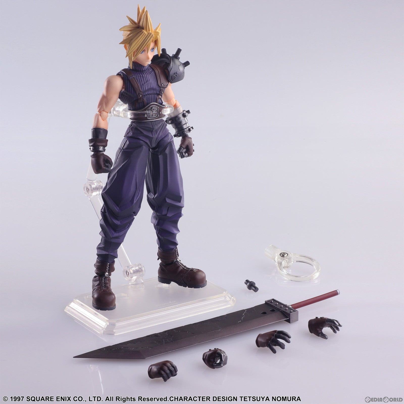 【中古即納】[FIG] (再販)BRING ARTS(ブリングアーツ) クラウド・ストライフ FINAL FANTASY VII(ファイナルファンタジー7) 完成品 可動フィギュア スクウェア・エニックス(20240830)