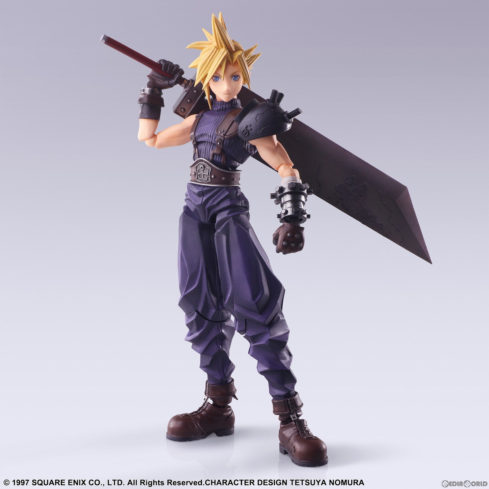 【中古即納】[FIG] (再販)BRING ARTS(ブリングアーツ) クラウド・ストライフ FINAL FANTASY VII(ファイナルファンタジー7) 完成品 可動フィギュア スクウェア・エニックス(20240830)