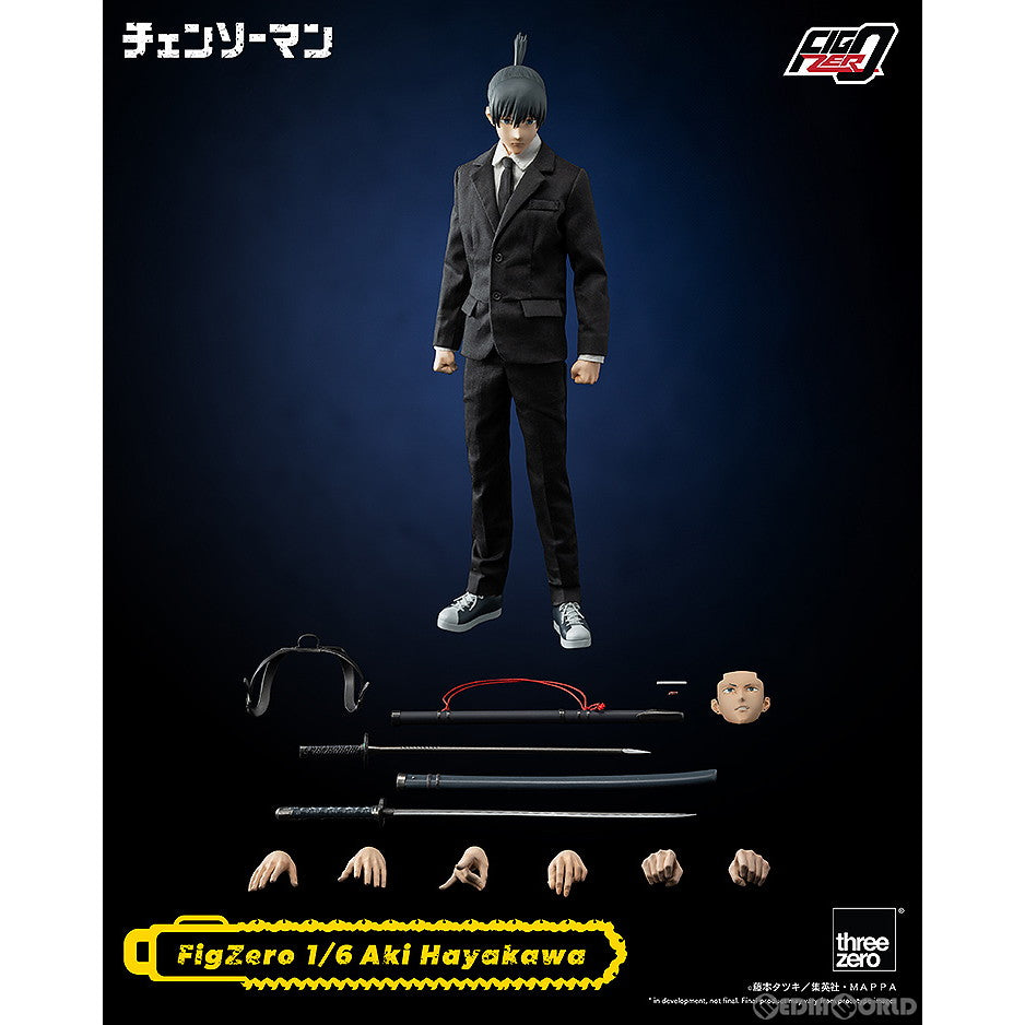 【新品即納】[FIG] フィグゼロ 早川アキ(はやかわあき) チェンソーマン 1/6 完成品 可動フィギュア threezero(スリーゼロ)/グッドスマイルカンパニー(20250219)