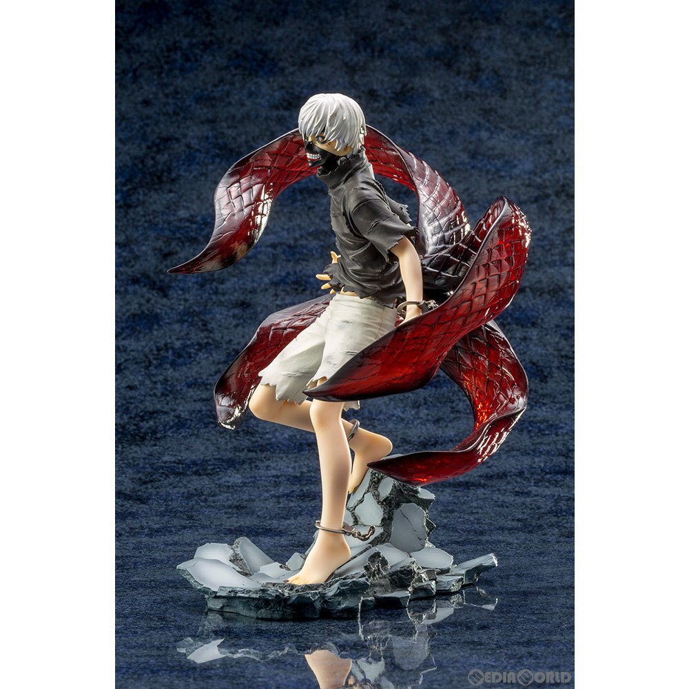 【新品即納】[FIG](再販)ARTFX J 金木研(かねきけん) AWAKENED リペイント ver. 東京喰種トーキョーグール 1/8 完成品 フィギュア(PV235) コトブキヤ(20240920)