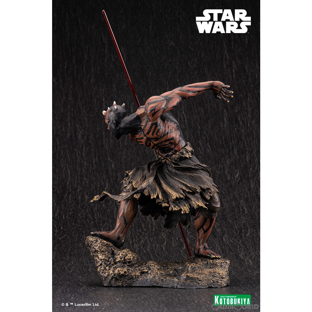 【新品即納】[FIG]ARTFX ダース・モール ナイトブラザー STAR WARS(スター・ウォーズ) エピソード1/ファントム・メナス 1/7 簡易組立キット フィギュア(SW211) コトブキヤ(20241031)