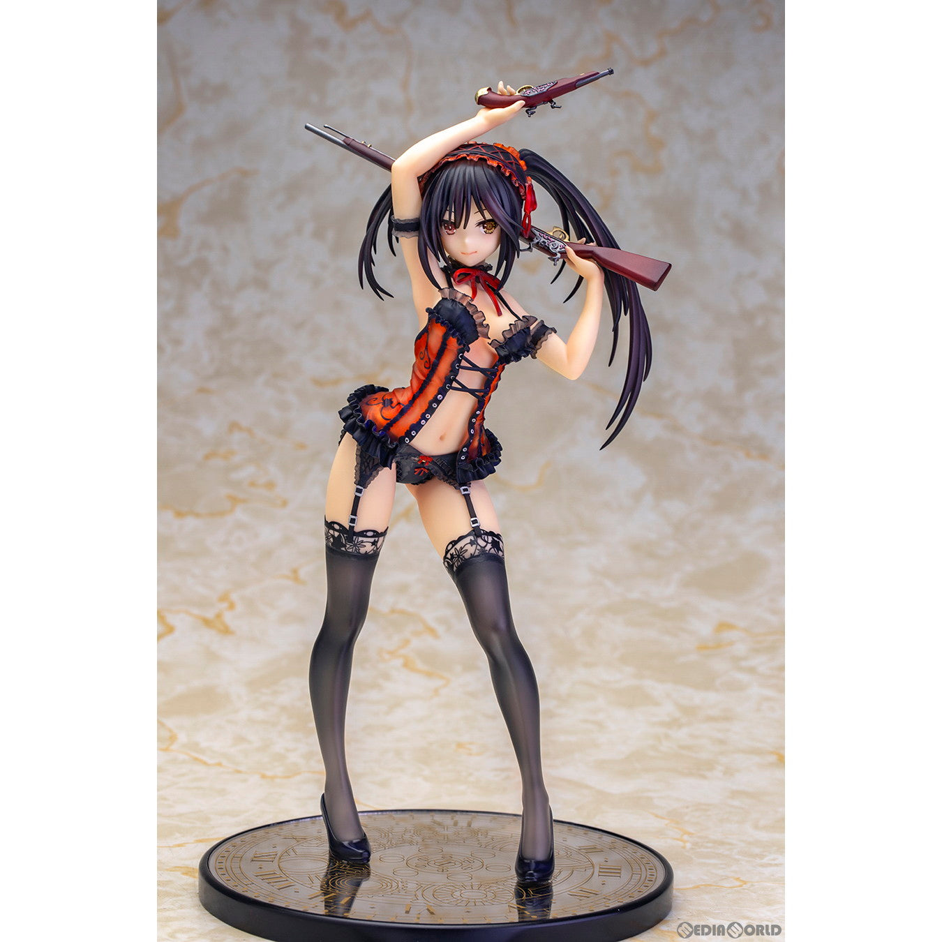 【中古即納】[FIG] (再販)時崎狂三(ときさきくるみ) ランジェリーVer. デート・ア・ライブ 1/7 完成品 フィギュア(AX-0300) アルファマックス(20240831)