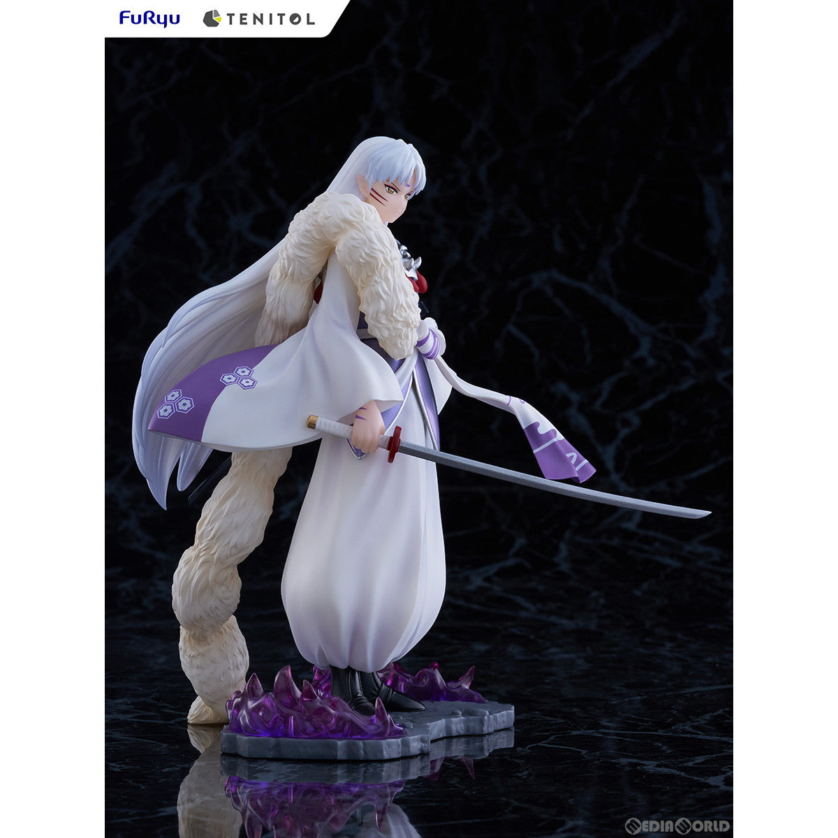 新品即納】[FIG]TENITOL 殺生丸(せっしょうまる) 犬夜叉 完成品 フィギュア(AMU-TNL0077) フリュー