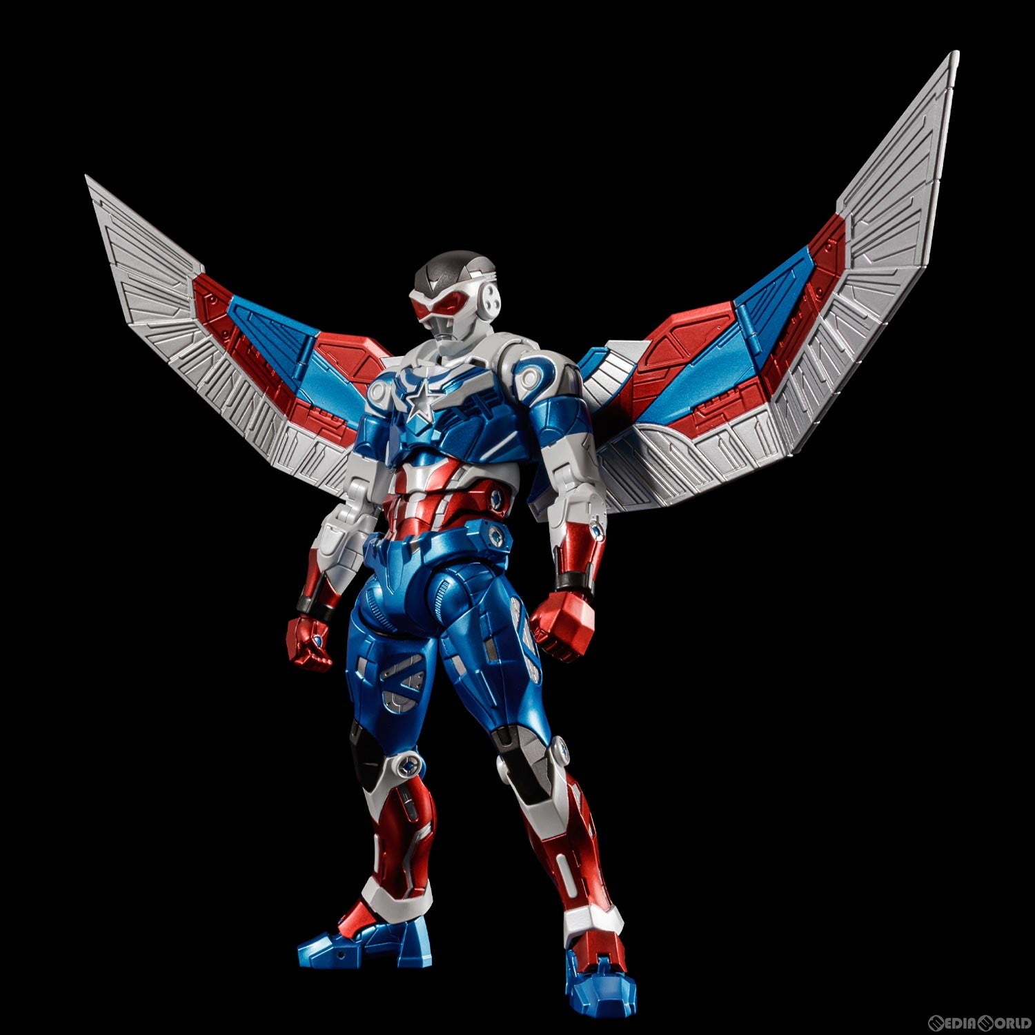 【中古即納】[FIG] FIGHTING ARMOR(ファイティングアーマー) キャプテン・アメリカ(Sam Wilson ver.) MARVEL(マーベル) 完成品 可動フィギュア 千値練(せんちねる)(20240901)