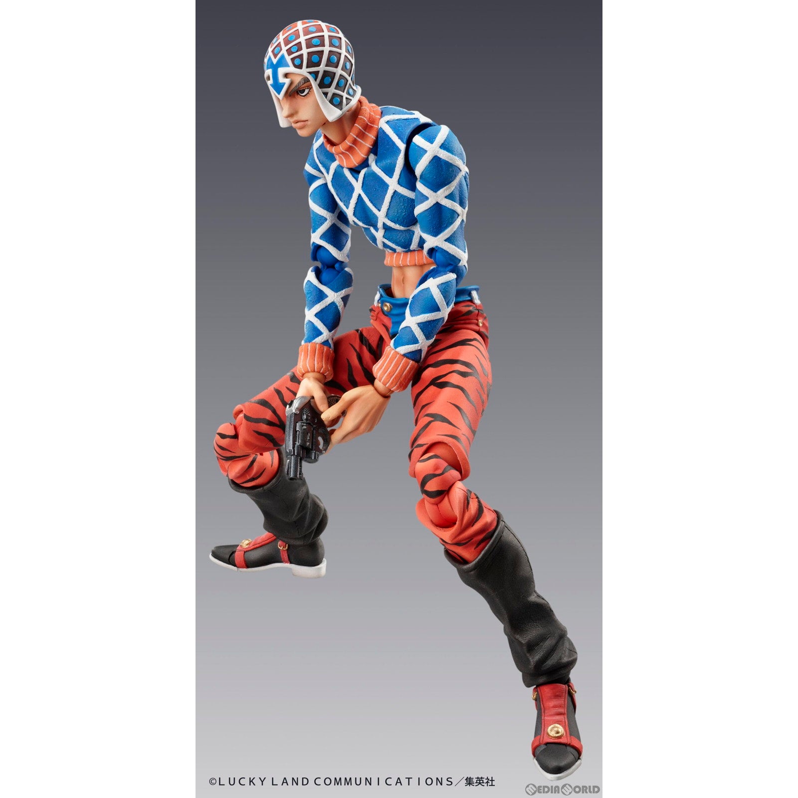 【中古即納】[FIG] (3次再販) 超像可動 グイード・ミスタ&S・P(セックス・ピストルズ) ジョジョの奇妙な冒険 第5部 完成品 可動フィギュア メディコス・エンタテインメント(20241130)