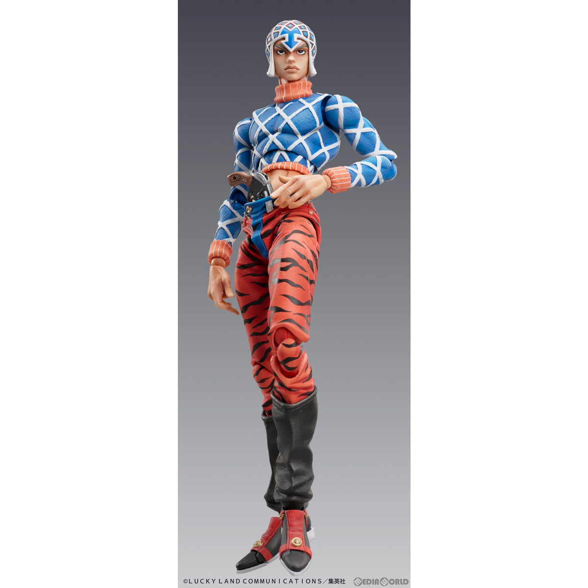 【中古即納】[FIG] (3次再販) 超像可動 グイード・ミスタ&S・P(セックス・ピストルズ) ジョジョの奇妙な冒険 第5部 完成品 可動フィギュア メディコス・エンタテインメント(20241130)