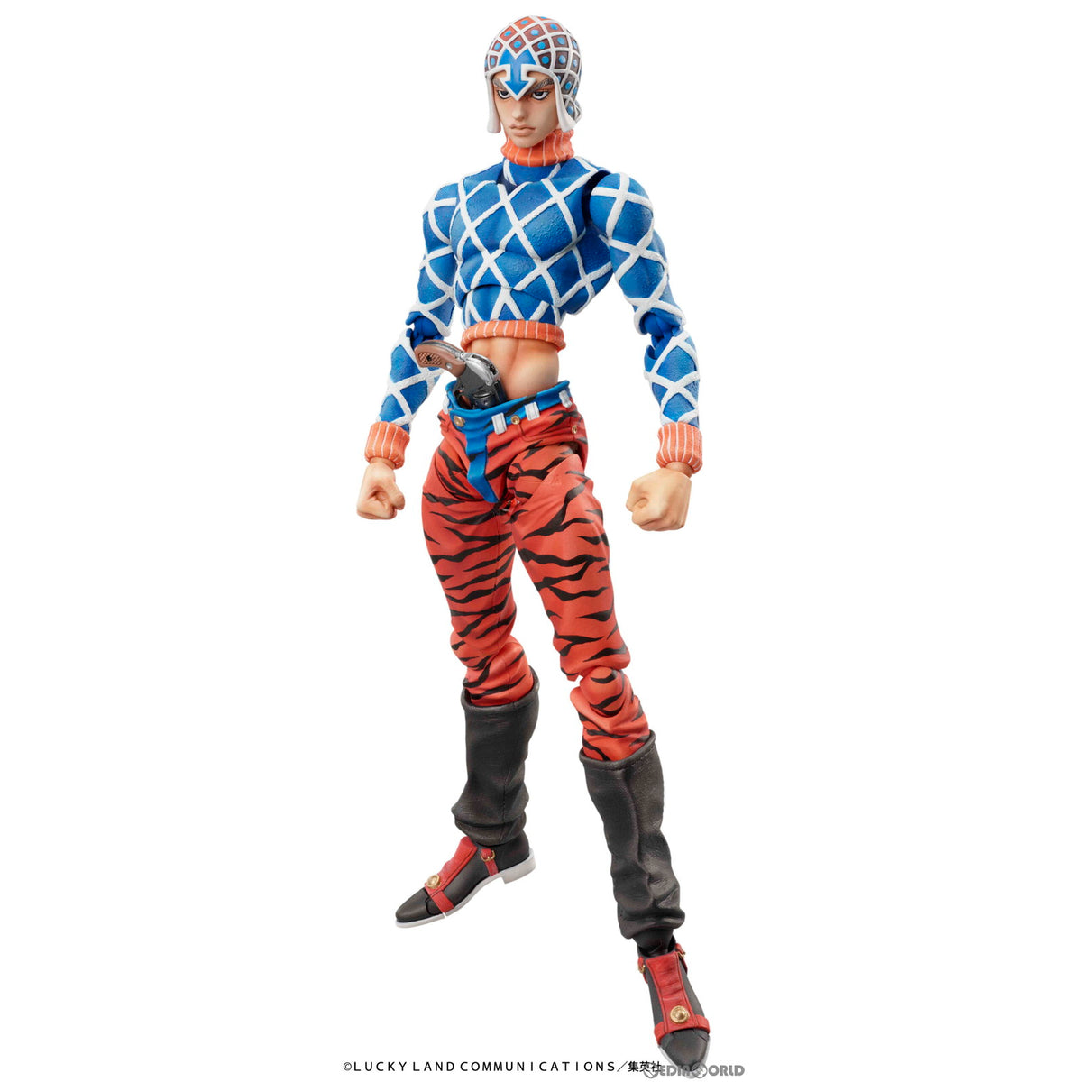 【中古即納】[FIG] (3次再販) 超像可動 グイード・ミスタ&S・P(セックス・ピストルズ) ジョジョの奇妙な冒険 第5部 完成品 可動フィギュア メディコス・エンタテインメント(20241130)