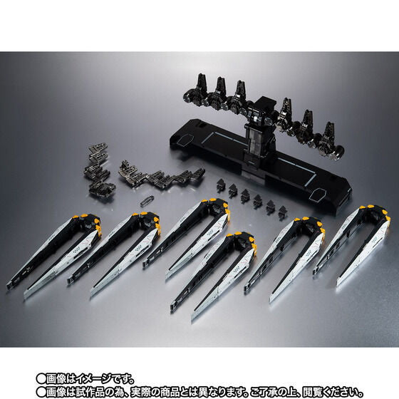 【中古即納】[FIG] (再販)魂ウェブ商店限定 METAL STRUCTURE(メタルストラクチャー) 解体匠機 RX-93 νガンダム専用オプションパーツ フィン・ファンネル 機動戦士ガンダム 逆襲のシャア フィギュア用アクセサリ バンダイスピリッツ(20240416)