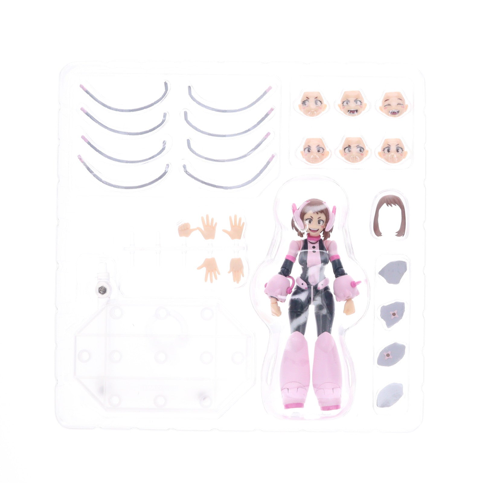 【中古即納】[FIG] リボルテック 麗日お茶子(うららかおちゃこ) 僕のヒーローアカデミア 完成品 可動フィギュア(NR048) 海洋堂(20241201)