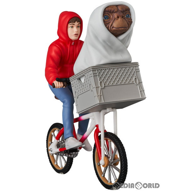 【新品即納】[FIG] ウルトラディテールフィギュア No.801 UDF E.T.(イーティー) & ELLIOTT(エリオット) w/ BICYCLE 完成品 フィギュア メディコム・トイ(20241130)