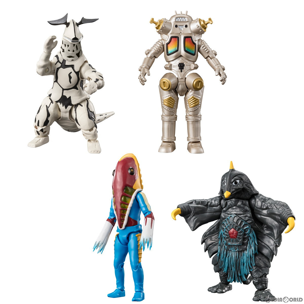 【新品】【お取り寄せ】[BOX][FIG] (食玩) 超動αウルトラ怪獣2 ウルトラセブン 可動フィギュア(4個) バンダイ(20240812)