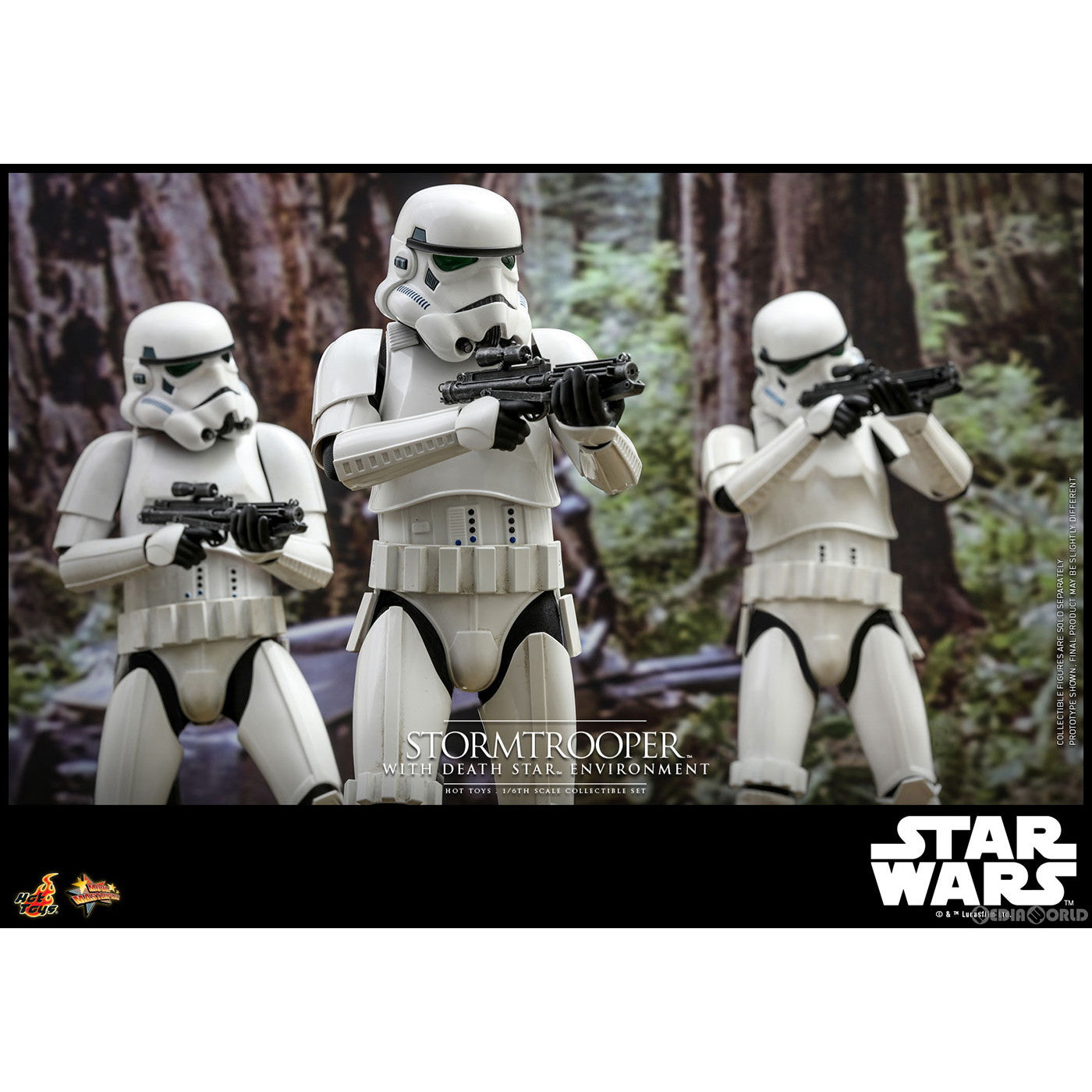 【新品即納】[FIG]ムービー・マスターピース ストームトルーパー(デス・スターのバックボード付き) STAR WARS(スター・ウォーズ) 1/6  完成品 可動フィギュア(MM#736) ホットトイズ(20240930)