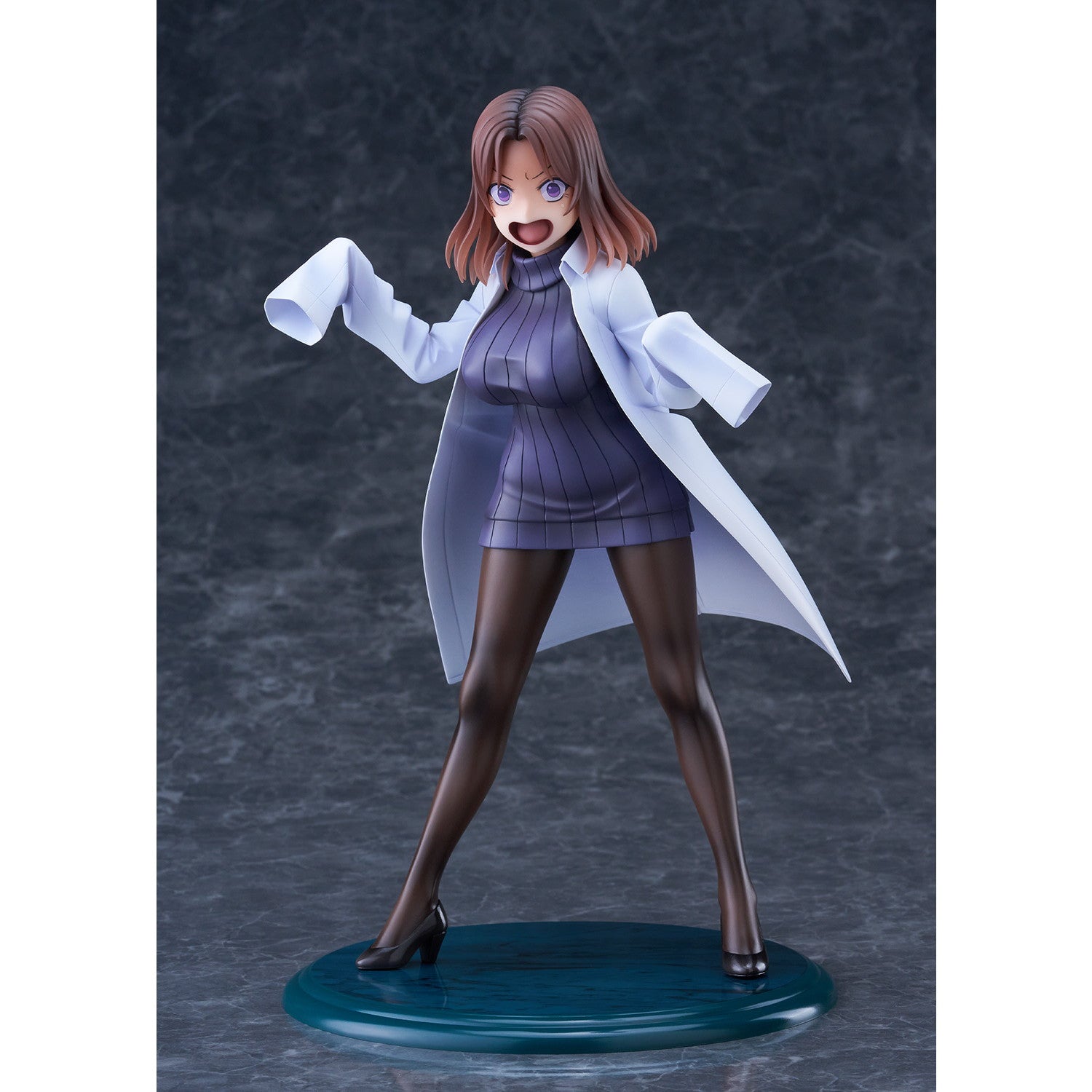 【中古即納】[FIG] ドリームテック アマミヤ先生 搾精病棟 ～性格最悪のナースしかいない病院で射精管理生活～ 1/7 完成品 フィギュア(DT-202) ウェーブ(WAVE)(20241108)