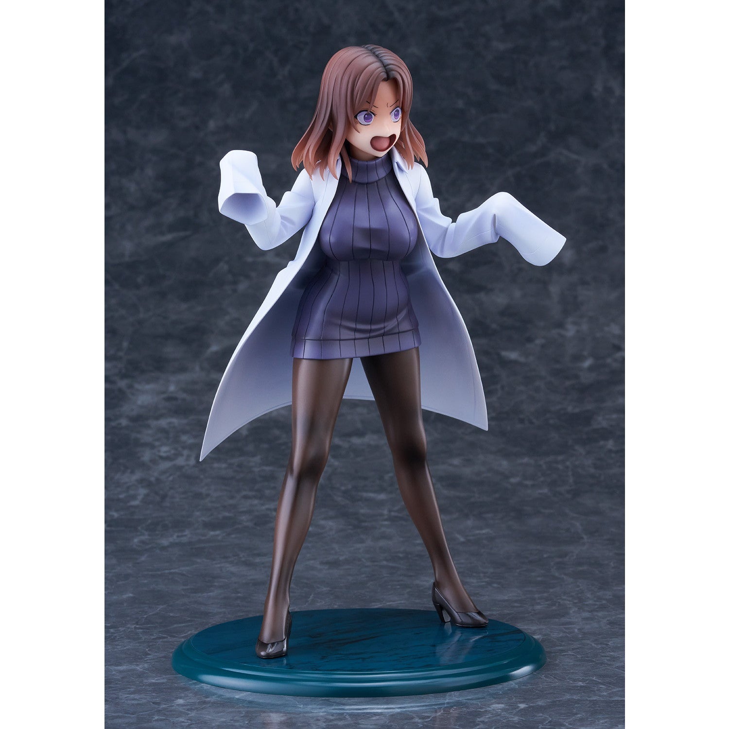 【中古即納】[FIG] ドリームテック アマミヤ先生 搾精病棟 ～性格最悪のナースしかいない病院で射精管理生活～ 1/7 完成品 フィギュア(DT-202) ウェーブ(WAVE)(20241108)