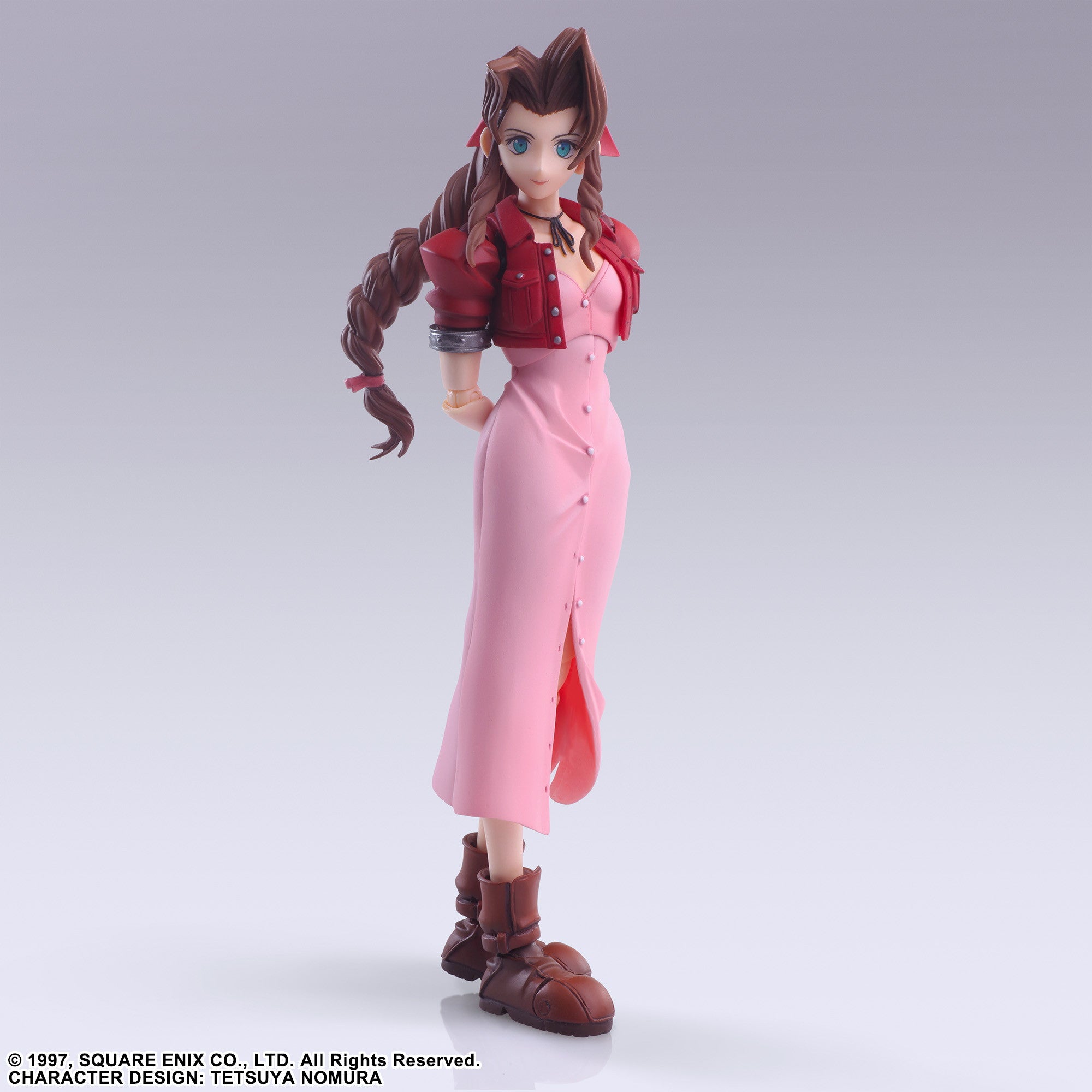 【新品即納】[FIG] (再販) BRING ARTS(ブリングアーツ) エアリス・ゲインズブール FINAL FANTASY VII(ファイナルファンタジー7) 完成品 可動フィギュア スクウェア・エニックス(20240930)
