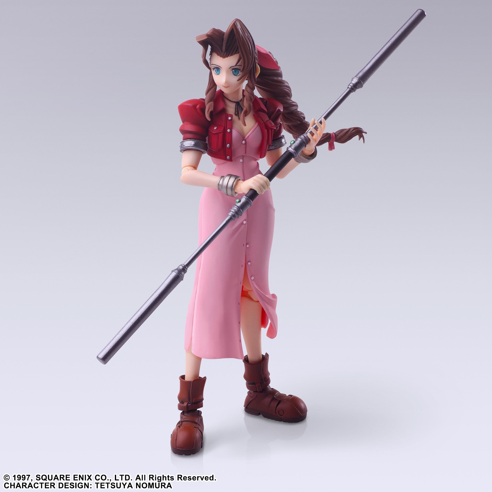 【新品即納】[FIG] (再販) BRING ARTS(ブリングアーツ) エアリス・ゲインズブール FINAL FANTASY VII(ファイナルファンタジー7) 完成品 可動フィギュア スクウェア・エニックス(20240930)