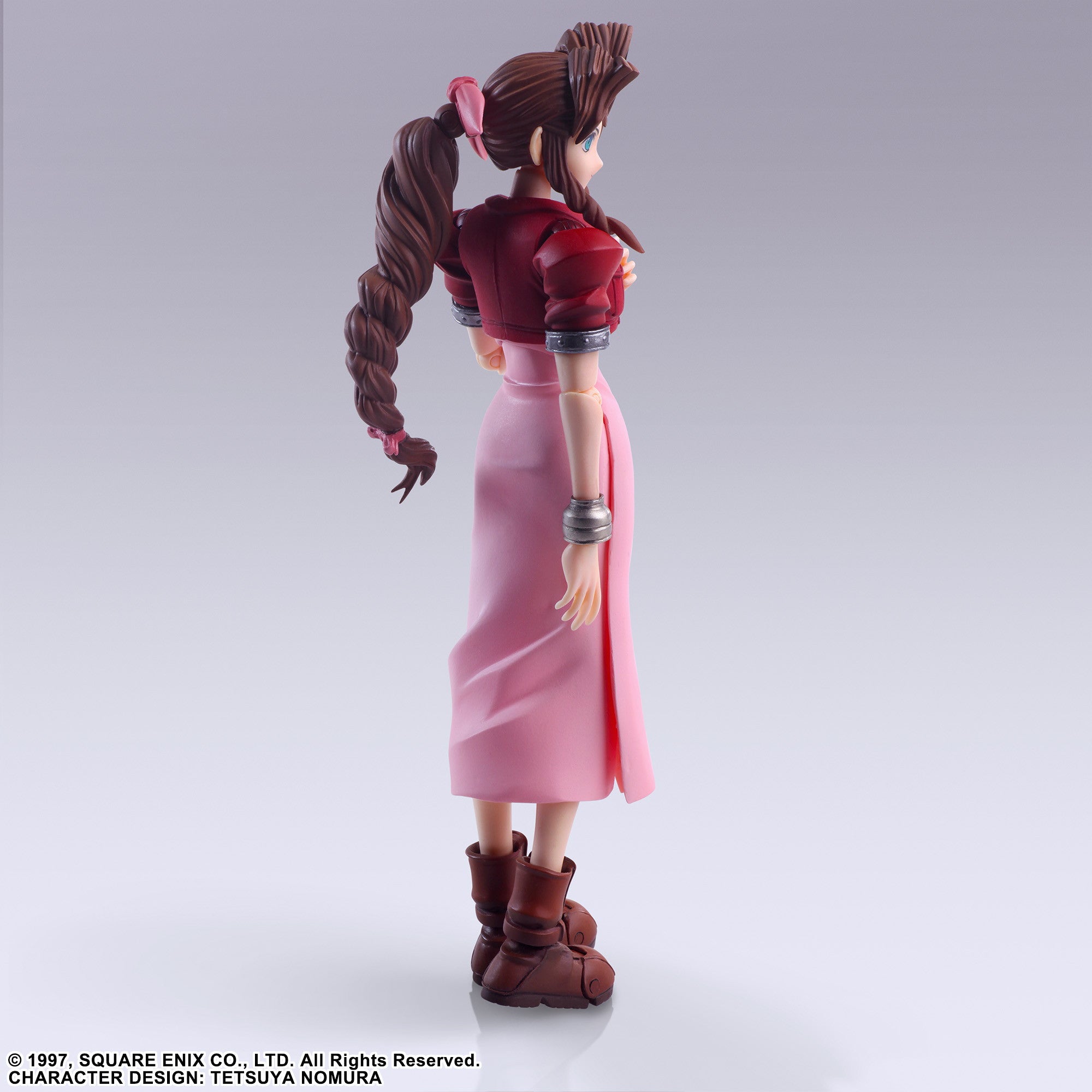 【新品即納】[FIG] (再販) BRING ARTS(ブリングアーツ) エアリス・ゲインズブール FINAL FANTASY VII(ファイナルファンタジー7) 完成品 可動フィギュア スクウェア・エニックス(20240930)
