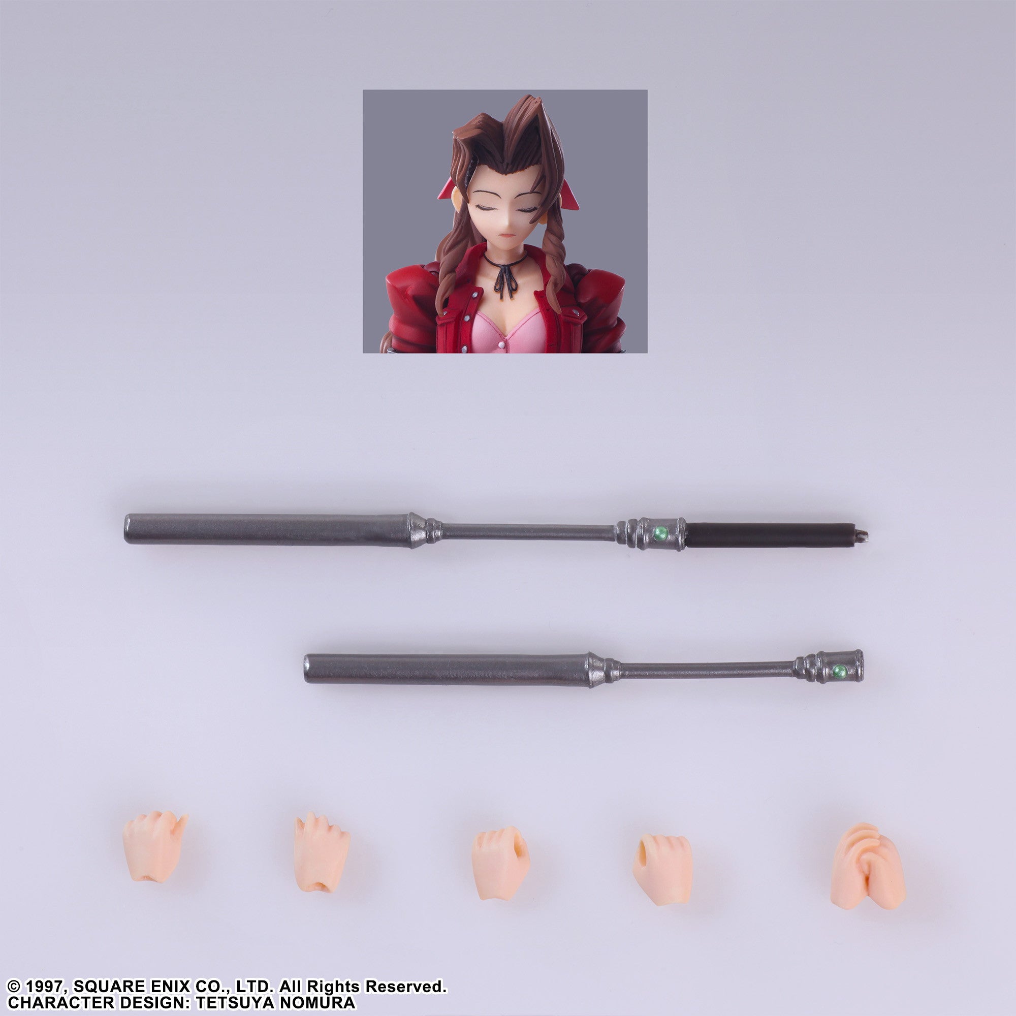【新品即納】[FIG] (再販) BRING ARTS(ブリングアーツ) エアリス・ゲインズブール FINAL FANTASY VII(ファイナルファンタジー7) 完成品 可動フィギュア スクウェア・エニックス(20240930)