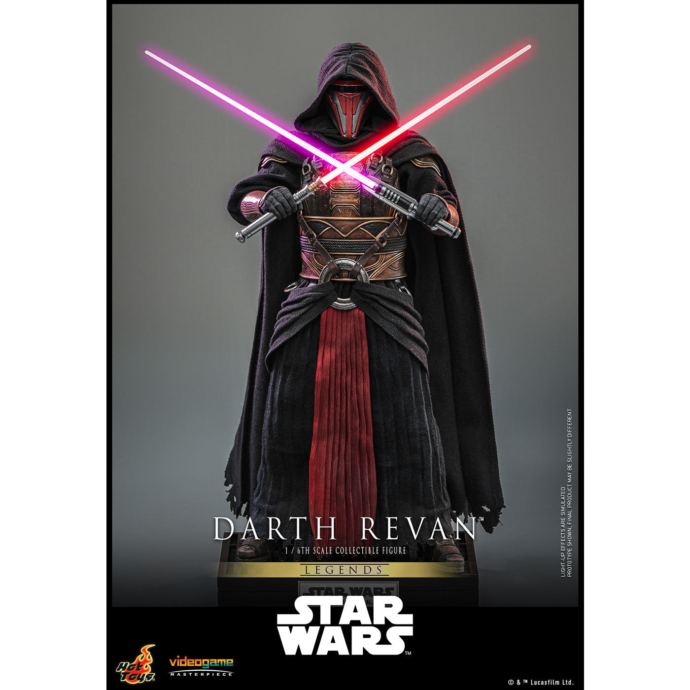 【中古即納】[FIG] ビデオゲーム・マスターピース ダース・レヴァン STAR WARS(スター・ウォーズ) 1/6 完成品 可動フィギュア(VGM#62) ホットトイズ(20250731)