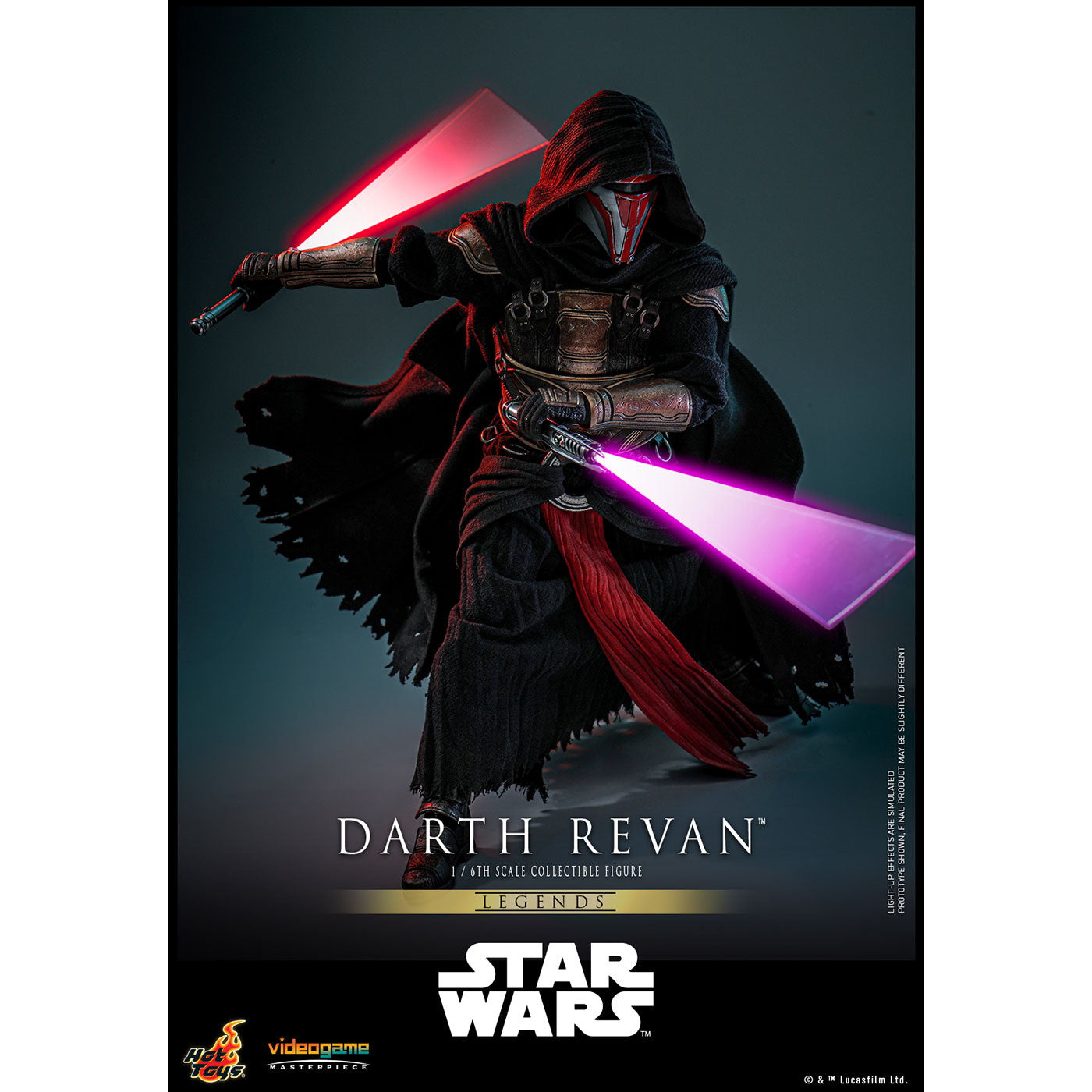 【中古即納】[FIG] ビデオゲーム・マスターピース ダース・レヴァン STAR WARS(スター・ウォーズ) 1/6 完成品 可動フィギュア(VGM#62) ホットトイズ(20250731)
