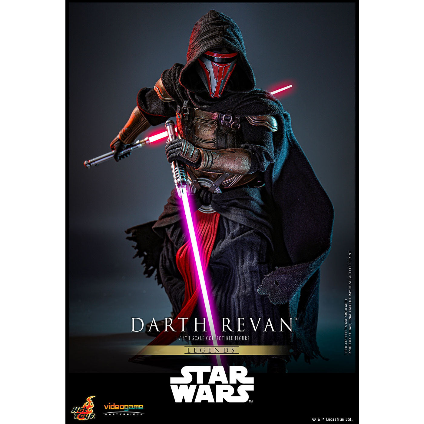 【中古即納】[FIG] ビデオゲーム・マスターピース ダース・レヴァン STAR WARS(スター・ウォーズ) 1/6 完成品 可動フィギュア(VGM#62) ホットトイズ(20250731)