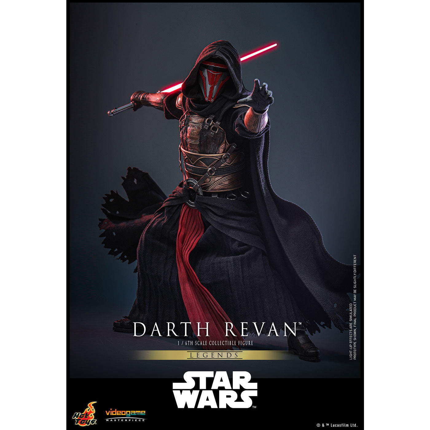 【中古即納】[FIG] ビデオゲーム・マスターピース ダース・レヴァン STAR WARS(スター・ウォーズ) 1/6 完成品 可動フィギュア(VGM#62) ホットトイズ(20250731)