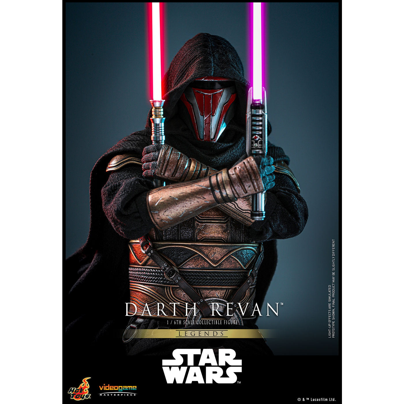 【中古即納】[FIG] ビデオゲーム・マスターピース ダース・レヴァン STAR WARS(スター・ウォーズ) 1/6 完成品 可動フィギュア(VGM#62) ホットトイズ(20250731)