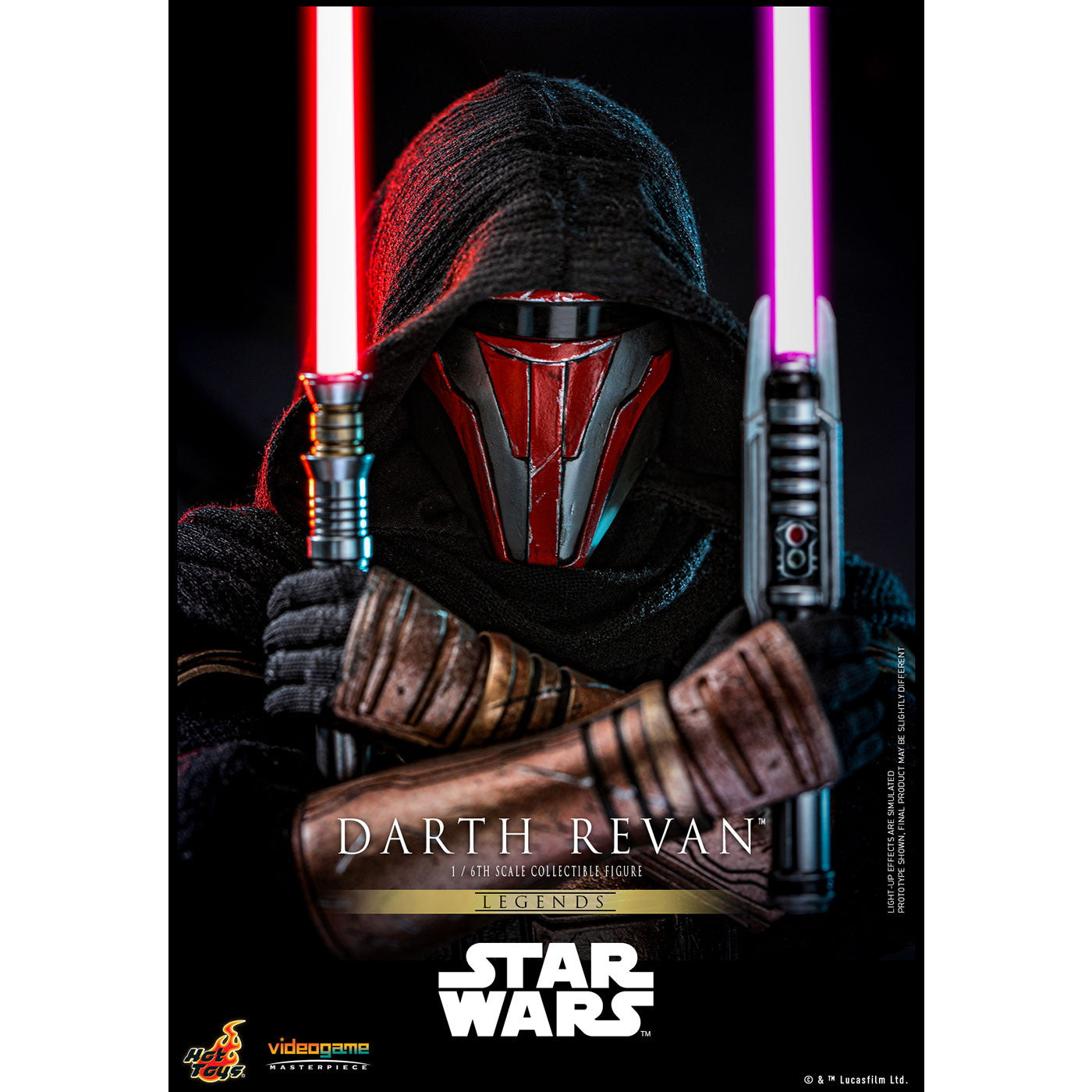 【中古即納】[FIG] ビデオゲーム・マスターピース ダース・レヴァン STAR WARS(スター・ウォーズ) 1/6 完成品 可動フィギュア(VGM#62) ホットトイズ(20250731)