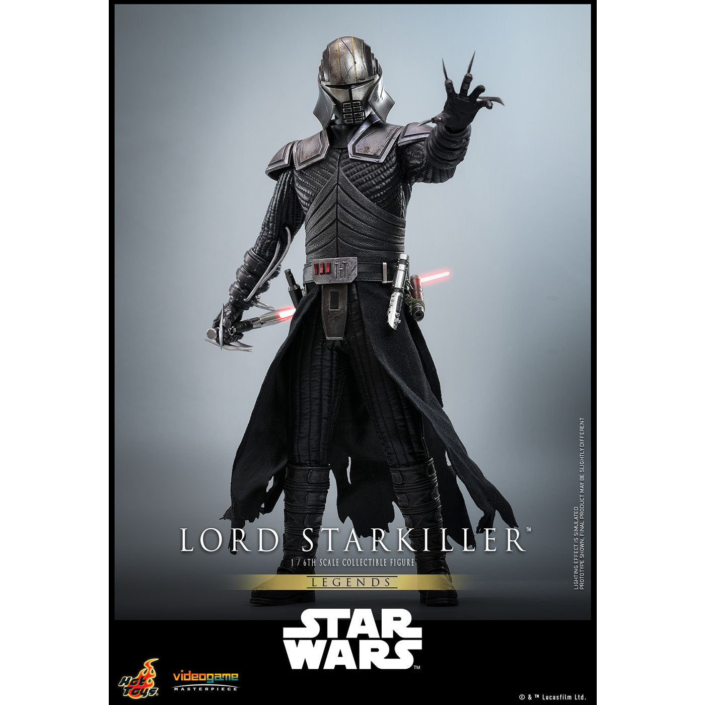 【新品即納】[FIG] ビデオゲーム・マスターピース ロード・スターキラー STAR WARS(スター・ウォーズ) 1/6 完成品 可動フィギュア(VGM#63) ホットトイズ(20250731)
