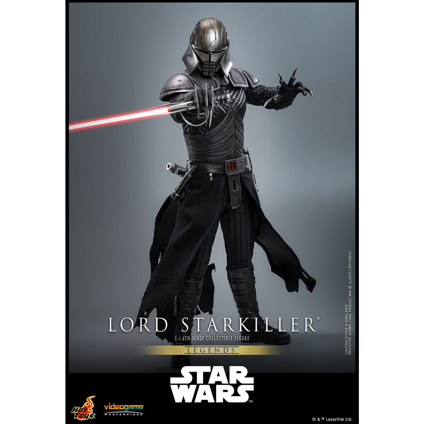 【新品即納】[FIG] ビデオゲーム・マスターピース ロード・スターキラー STAR WARS(スター・ウォーズ) 1/6 完成品 可動フィギュア(VGM#63) ホットトイズ(20250731)