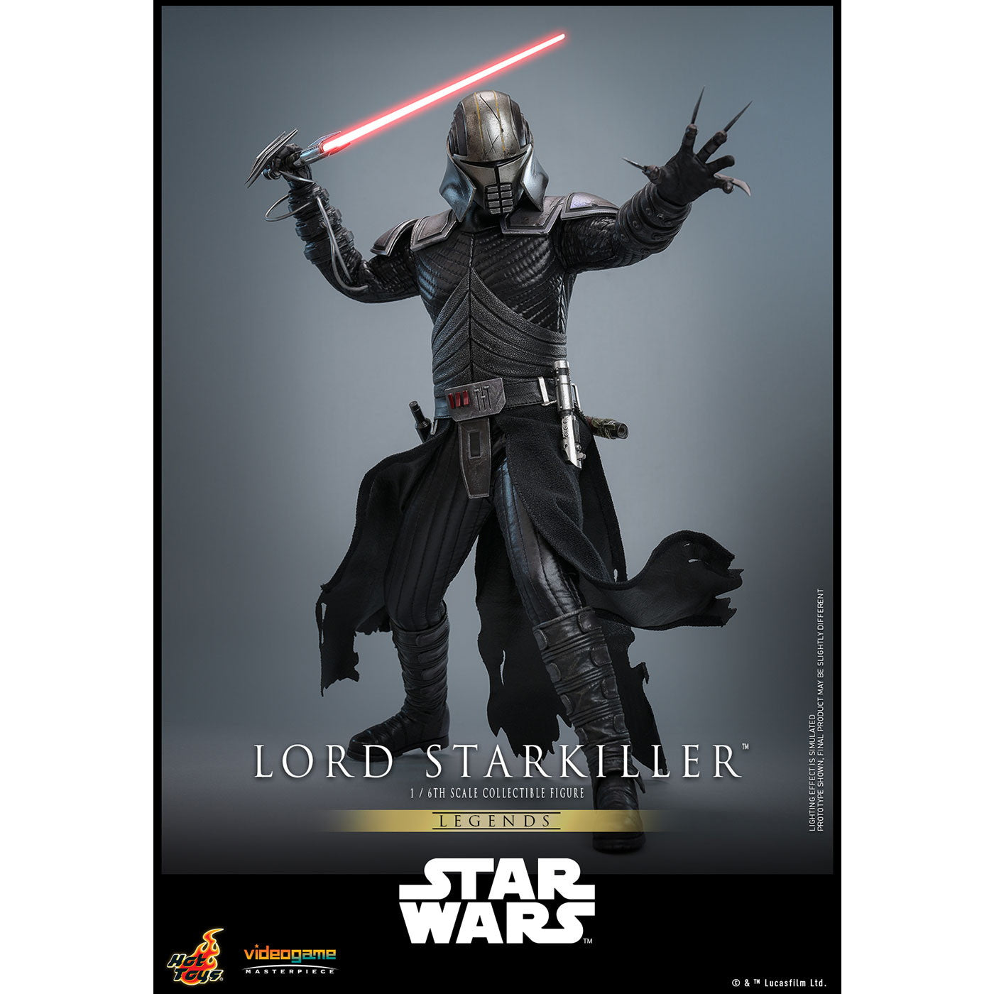 【新品即納】[FIG] ビデオゲーム・マスターピース ロード・スターキラー STAR WARS(スター・ウォーズ) 1/6 完成品 可動フィギュア(VGM#63) ホットトイズ(20250731)