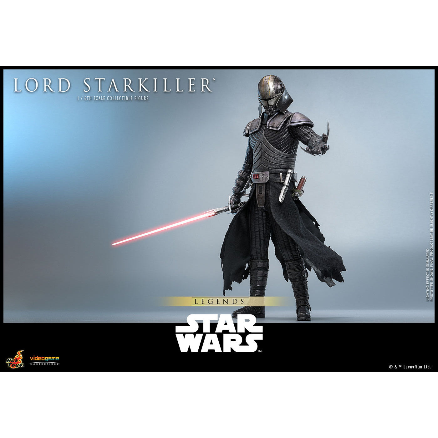 【新品即納】[FIG] ビデオゲーム・マスターピース ロード・スターキラー STAR WARS(スター・ウォーズ) 1/6 完成品 可動フィギュア(VGM#63) ホットトイズ(20250731)