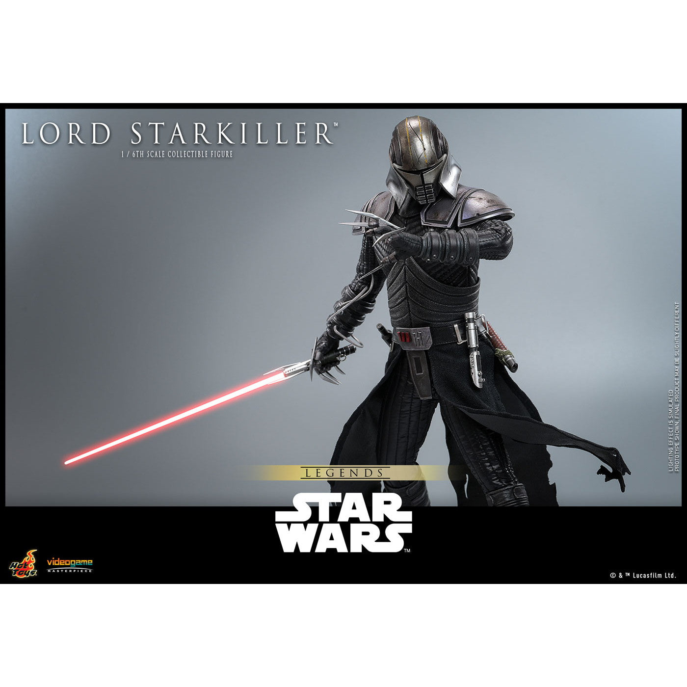 【新品即納】[FIG] ビデオゲーム・マスターピース ロード・スターキラー STAR WARS(スター・ウォーズ) 1/6 完成品 可動フィギュア(VGM#63) ホットトイズ(20250731)