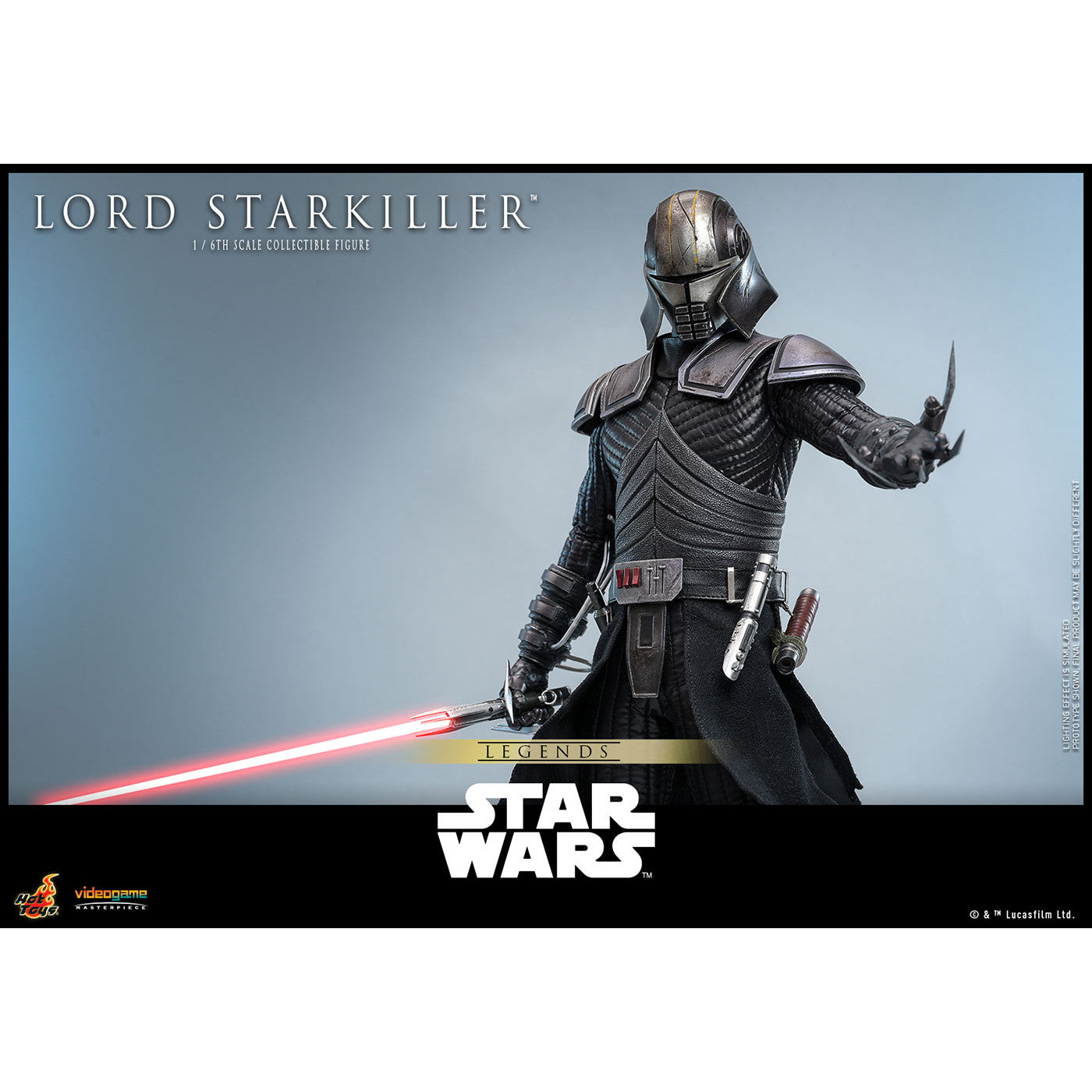【新品即納】[FIG] ビデオゲーム・マスターピース ロード・スターキラー STAR WARS(スター・ウォーズ) 1/6 完成品 可動フィギュア(VGM#63) ホットトイズ(20250731)